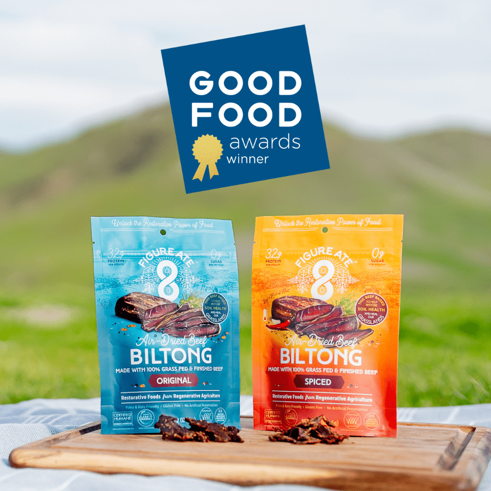 Our Regeneratively-Sourced Beef Biltong Awarded Good Food Awards!