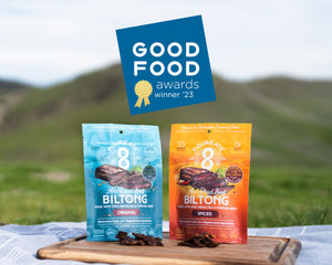 Our Regeneratively-Sourced Beef Biltong Awarded Good Food Awards!