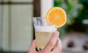 Whiskey Shrub Cocktail with Persimmon Vinegar