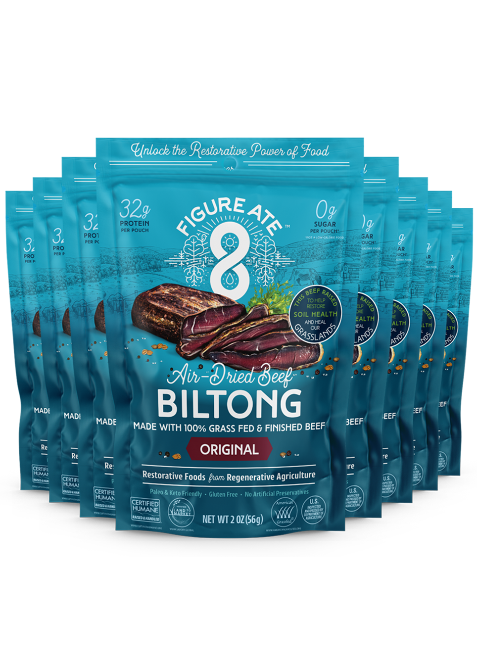 Original Beef Biltong - 8-Pack