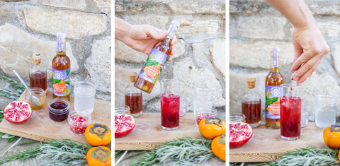 Persimmon Vinegar Christmas Cocktail Recipe