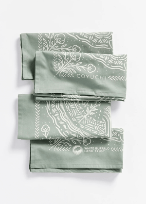 Coyuchi X White Buffalo Land Trust Bandana Napkins, Set of 4 - Figure Ate Foods