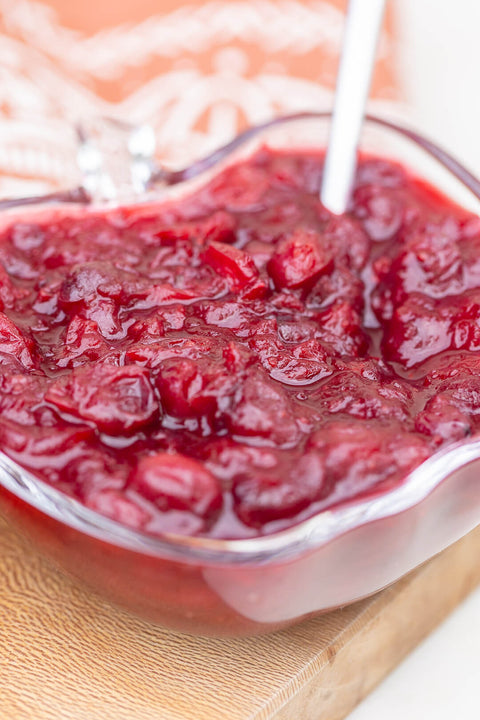Fresh Cranberry Sauce with Orange Zest