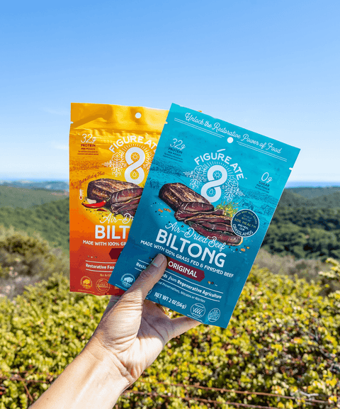 Original Beef Biltong - 12 - Pack - Figure Ate Foods