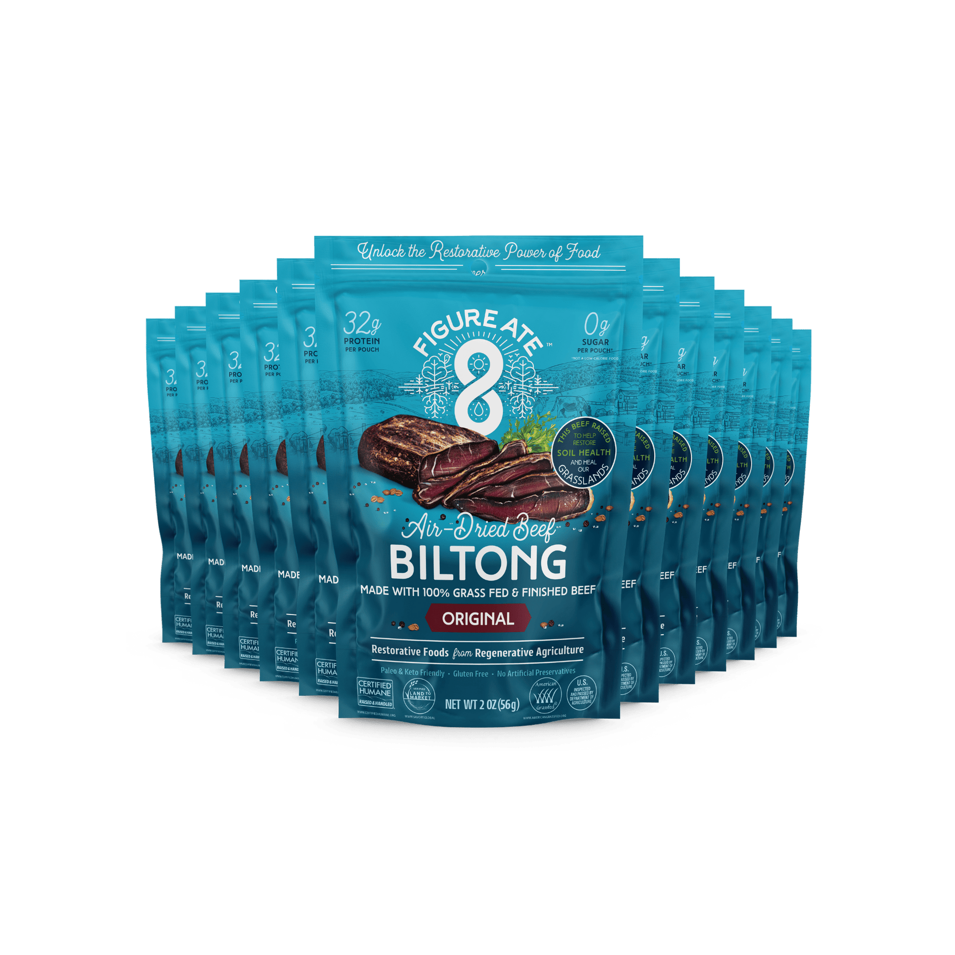 Original Beef Biltong 12 Pack