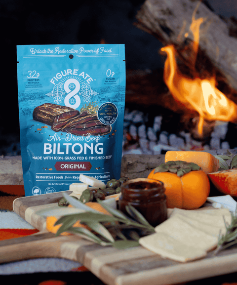 Original Beef Biltong - 8 - Pack - Figure Ate Foods