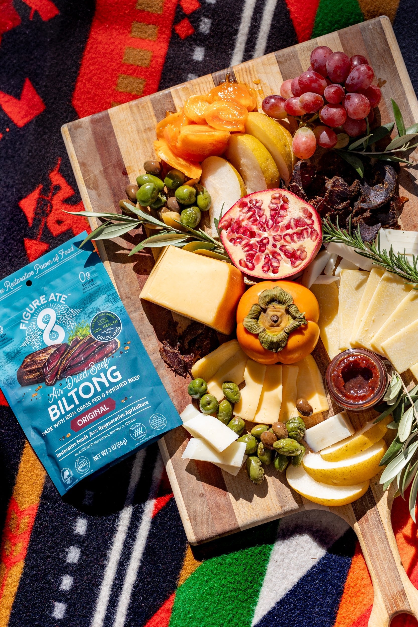 Original Beef Biltong - 8 - Pack - Figure Ate Foods