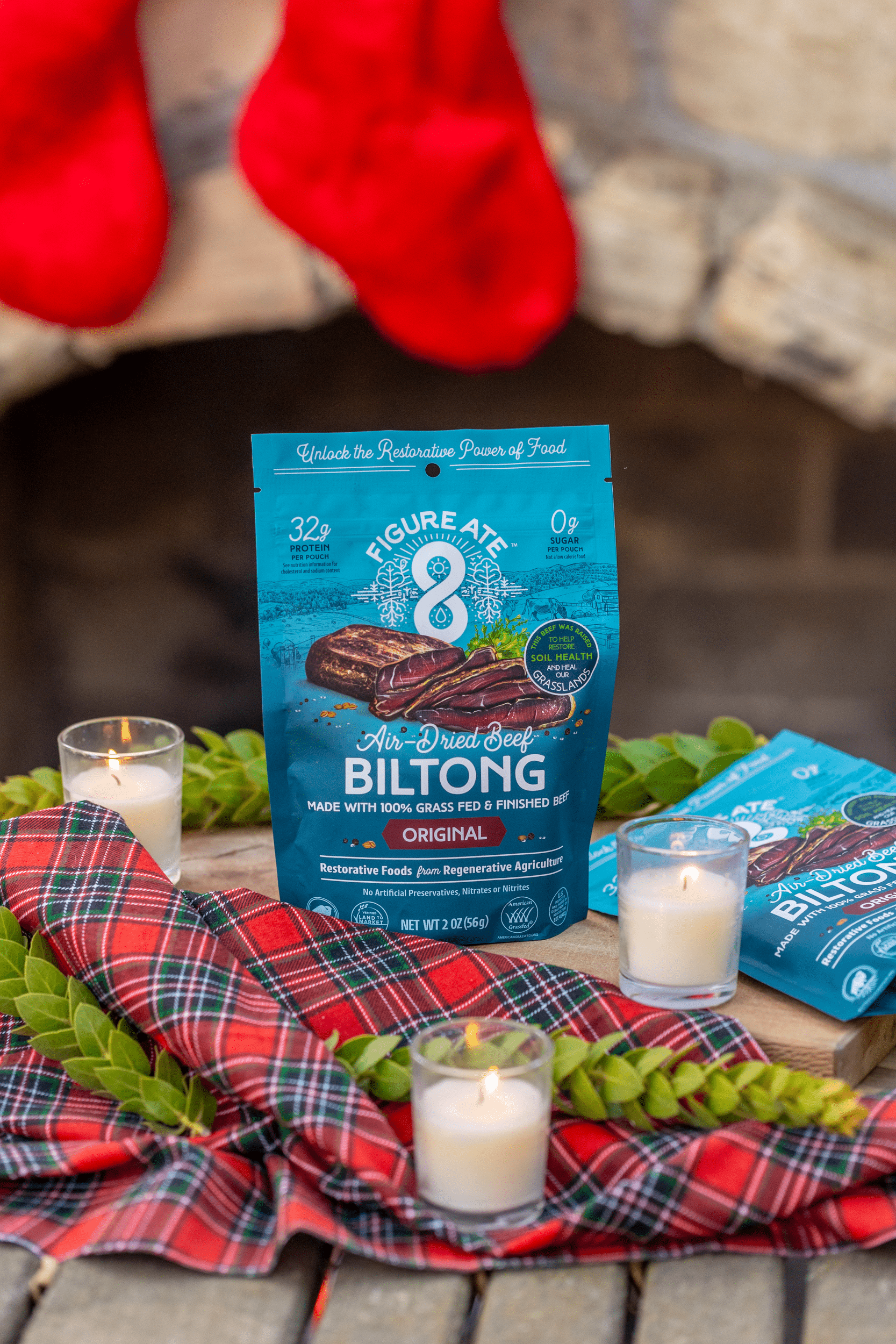 Original Grass Fed & Finished Beef Biltong - Figure Ate Foods