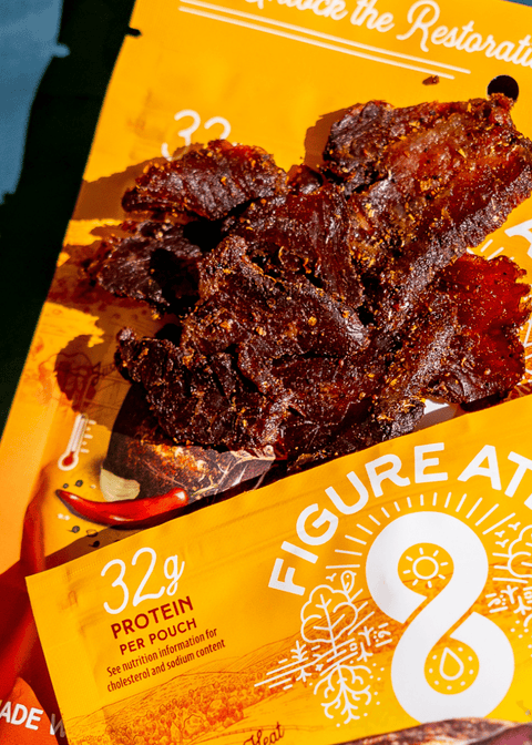Spiced Beef Biltong - 8 - Pack - Figure Ate Foods