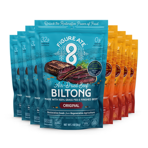 Open image in slideshow, Wholesale Case - Mixed Beef Biltong (8 pack)
